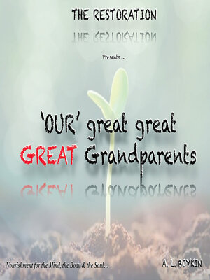 cover image of 'OUR' great great GREAT Grandparents